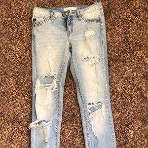 KanCan distressed skinnies
